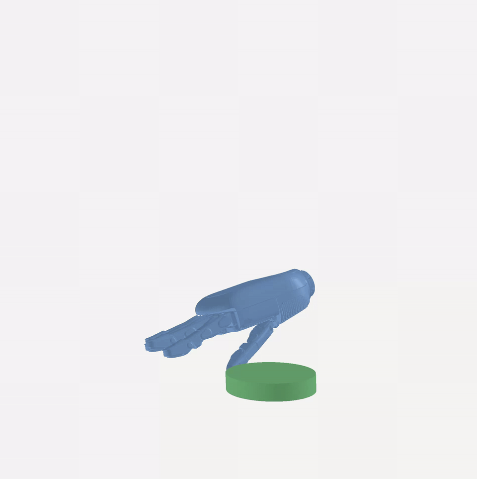 DexHand021 disk retargeting rollout